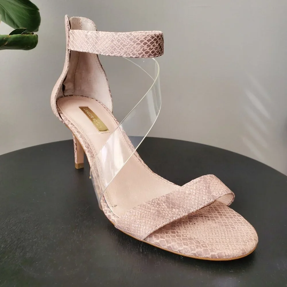 Louise ET CIE Animal print heels size 7